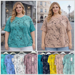 Футболки жіночі БАТАЛ оптом 