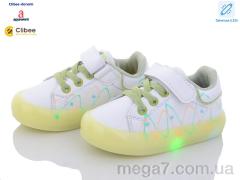 Кроссовки, Clibee-Doremi оптом Clibee-Doremi N57-2 white-green LED