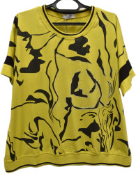 Футболки женские БАТАЛ оптом 16805739 756-115