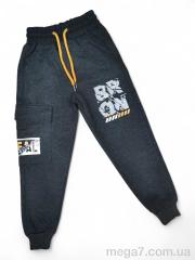 Спортивные брюки, Kids-modnik оптом 5084 т.сірий BRON
