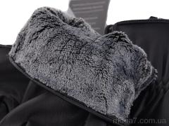 Перчатки, RuBi оптом R202М кожзам-махра black