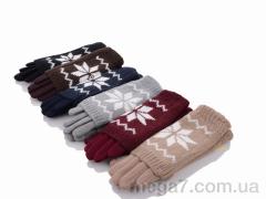 Перчатки, Королева оптом 64-2 mix взрослые