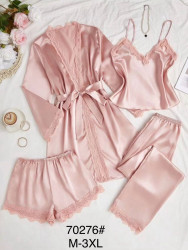 Ночные пижамы женские (4-ка) оптом 84563907 70276-171