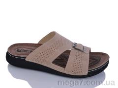 Шлепки, Oscar оптом 01-36 беж к.