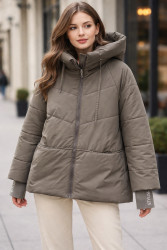 Куртки демисезонные женские БАТАЛ оптом 40836152 294-130