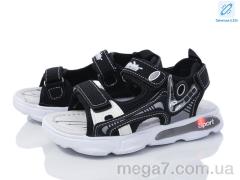 Сандалии, Ok Shoes оптом 7746-1 black LED