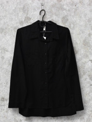 Рубашки женские BASE (черный) оптом 80176254 A022-65