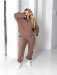 Спортивні костюми жіночі на флісі БАТАЛ оптом VINS BRAND