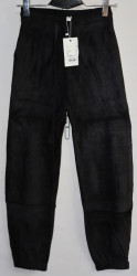 Спортивные штаны женские YIMEITE на меху (black) оптом 93185064 606-1-7