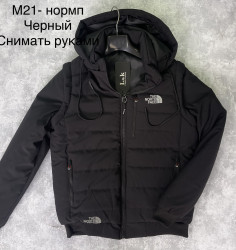 Куртки демисезонные мужские (черный) оптом 82507463 M21-4