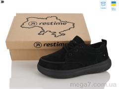 Кроссовки, Restime оптом AWZ26804 black