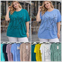 Футболки женские БАТАЛ оптом 39415820 003-78