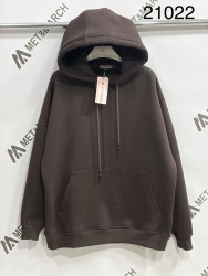 Худи женские на флисе оптом 70613284 21022-23