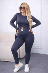 Спортивные костюмы женские БАТАЛ оптом 81942306 1375-159