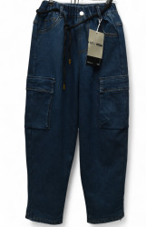 Джинсы юниор на флисе оптом 04839257 16-35