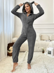 Ночные пижамы женские (графит) оптом 16275034 471-33