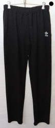 Спортивные штаны мужские БАТАЛ (black) оптом 51802693 07-107