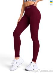 Лосины, Sport style оптом 700MU бордовий