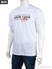 Футболка, BIG оптом 3707-155 white