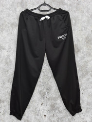 Спортивные штаны женские БАТАЛ (черный) оптом 31820457 01-6