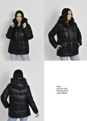 Куртки зимние женские KSA (черный) оптом 59623740 2561-53-10