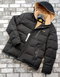 Куртки зимние мужские на меху (черный) оптом Китай 20917846 07-24