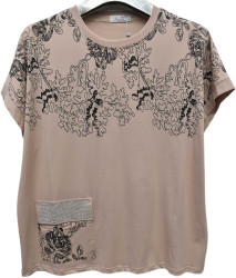 Футболки женские БАТАЛ оптом 54720693 735-87