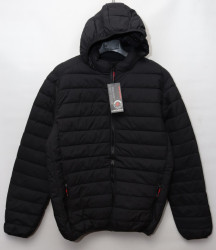 Куртки мужские LINKEVOGUE БАТАЛ (black) оптом 47081623 2257-15