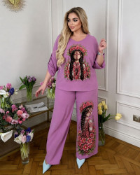 Костюмы женские БАТАЛ оптом 29748315 911-44