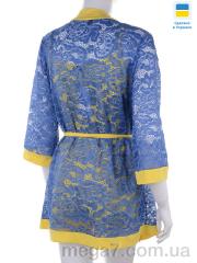 Ночная рубашка, Nadia & Natali оптом --- 0511 yellow-d.blue