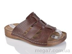 Шлепки, Oscar оптом 250 brown