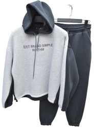 Спортивные костюмы женские на флисе оптом 81305694 123-5