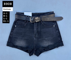 Шорты джинсовые женские оптом 34507621 8908-242