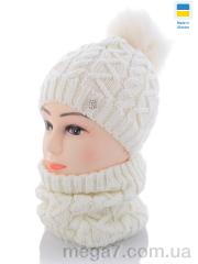 Шапка, Angelica оптом N2-19K l.beige