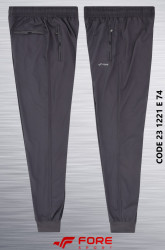 Спортивные штаны мужские БАТАЛ (gray) оптом 84672091 23-1221-13