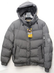 Термо-куртки зимние мужские (серый) оптом 90743612 ZK8612-32
