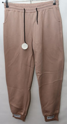 Спортивные штаны женские БАТАЛ на флисе оптом 38015246 03-61