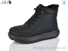 Ботинки, Aba оптом 60966 black