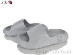 Шлепки, Aba оптом T2023-8 grey