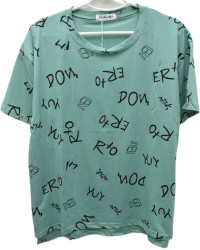 Футболки женские БАТАЛ оптом 94815063 DA3260-125