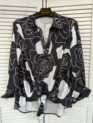 Блузки женские БАТАЛ оптом 83742516 7001-2