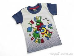 Футболка, Kids-modnik оптом --- 4537 синій