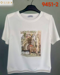 Футболки женские БАТАЛ оптом 12498635 0451-2-1