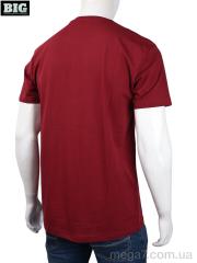 Футболка, BIG оптом 3707-69-3 bordo