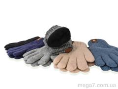 Перчатки, CAP оптом 5106 (хутро) mix