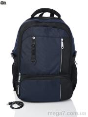 Рюкзак, Superbag оптом 1216 blue (250)