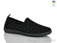 Слипоны, DeMur оптом 6650 чорний