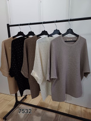 Свитера женские БАТАЛ оптом 19382457 7532-125