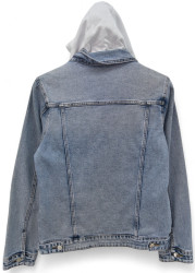 Куртки джинсові жіночі ПОЛУБАТАЛ оптом DRAGON