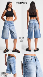 Шорты джинсовые женские ITS BASIC оптом 02978365 3360-2